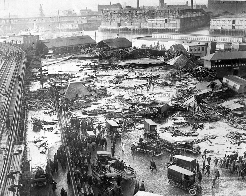 Corn Syrup covers the downtown port.